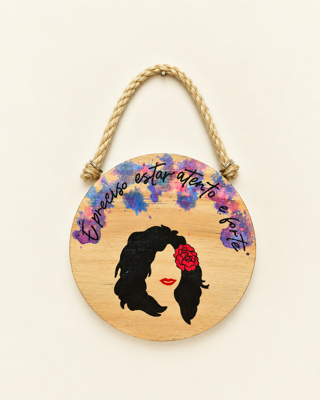Quadro Gal Costa com frase É preciso estar atento e forte